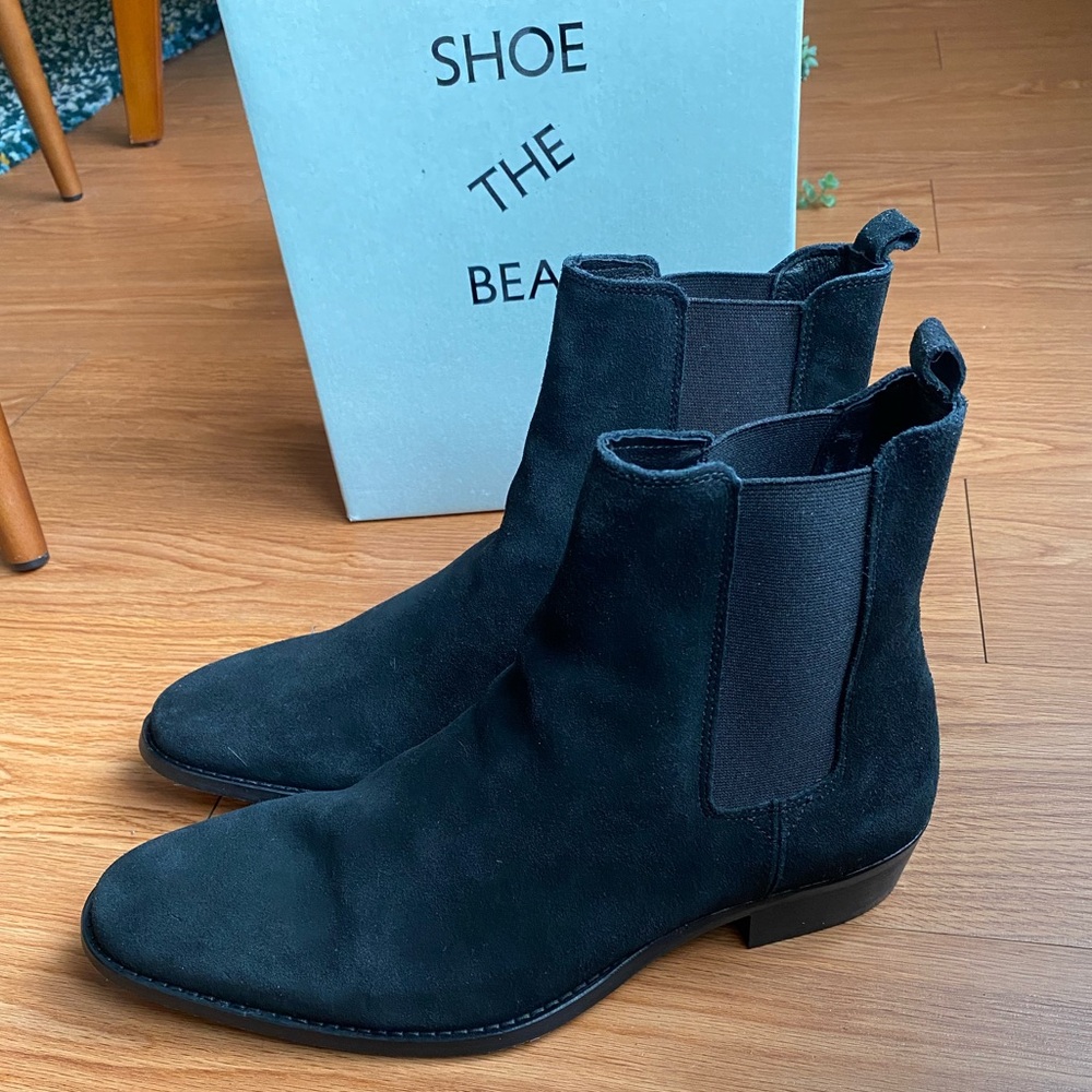 Shoe The Bear Eli Suede Chelsea Boots in Black